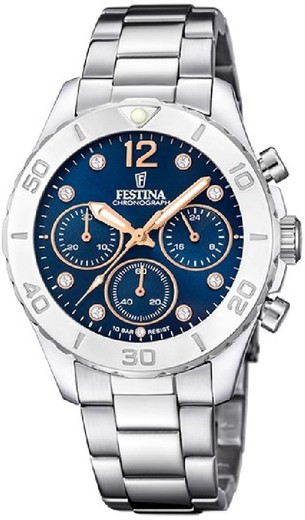 Festina dameshorloge F20603/3 staal