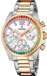 Montre Femme Festina F20608/2 Acier Bicolore Rose