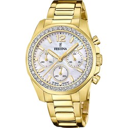 Reloj Festina Mujer F20609/1 Acero Dorado