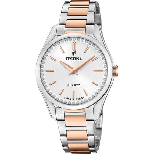 Reloj Festina Mujer F20620/1 Acero Bicolor Rosado Mademoiselle