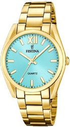 Reloj FESTINA Mujer Acero Dorado Con Esfera Aqua