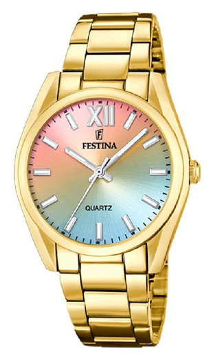 Montre Femme Festina F20640/7 Acier Doré