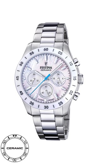 Relógio Festina Feminino F20693/1 Aço