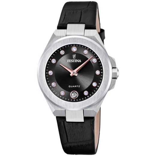 Rellotge Festina Dona F20701/5 Pell Negra