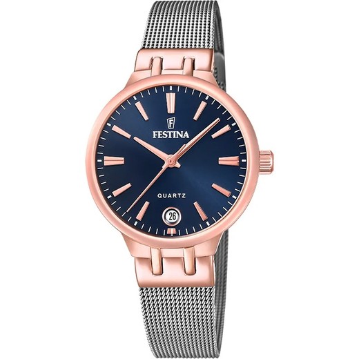 Reloj Festina Mujer F20715/3 Acero Bicolor Rosa Mademoiselle