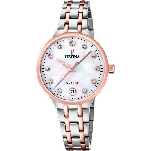 Reloj Festina Mujer F20721/1 Acero Bicolor Rosa