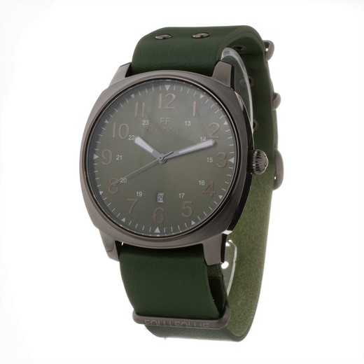 Reloj Folli Follie Hombre WT14T001SDVM Cuero Verde