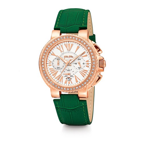 Reloj Folli Follie Mujer WF13B002SES Piel Verde