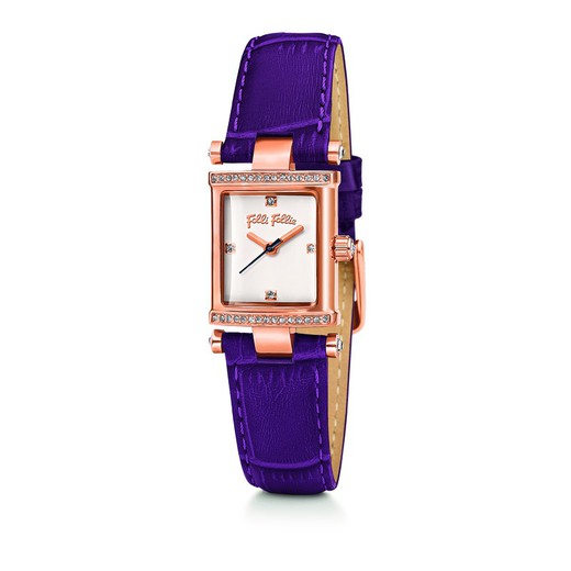 Reloj Folli Follie Mujer WF13B037SSL Piel Violeta