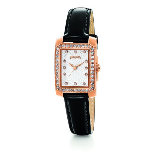 Reloj Folli Follie Mujer WF13B053SSS Piel Negro