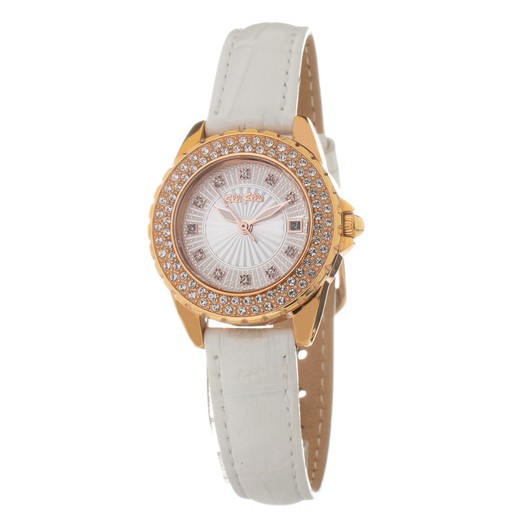 Reloj Folli Follie Mujer WF13B071STB Piel Blanco