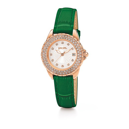 Reloj Folli Follie Mujer WF13B071STS Piel Granate