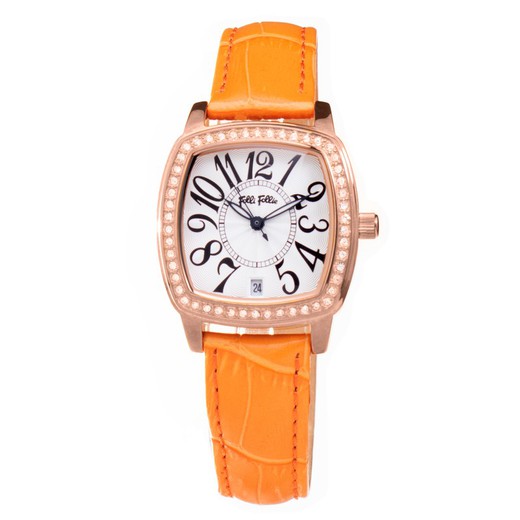 Reloj Folli Follie Mujer WF14B020SDS Piel Naranja