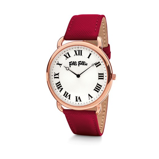 Reloj Folli Follie Mujer WF16R014SPR Piel Rojo