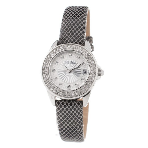 Reloj Folli Follie Mujer WF1A006STN Piel Gris