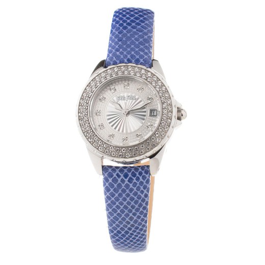 Reloj Folli Follie Mujer WF1A006STZ Piel Azul