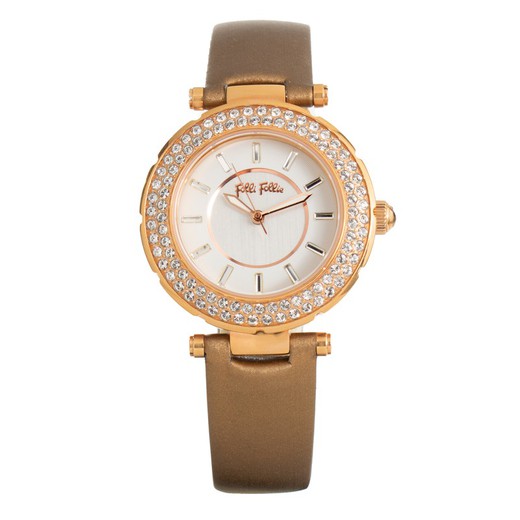 Reloj Folli Follie Mujer WF1B019SSS Piel Marron