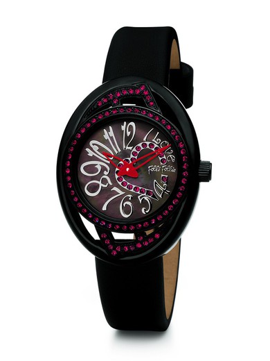 Reloj Folli Follie Mujer WF1E007SSR Piel Negro