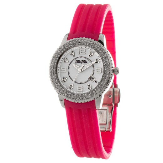 Reloj Folli Follie Mujer WF5T003ZT Plastico Rosa