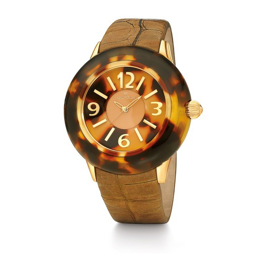 Reloj Folli Follie Mujer WF8G034SSB Piel Marron