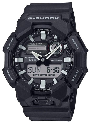 Reloj G-Shock Casio GA-010-1AER Sport Negro