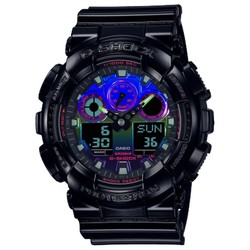 Montre G-Shock Casio GA-100RGB-1AER Sport noire