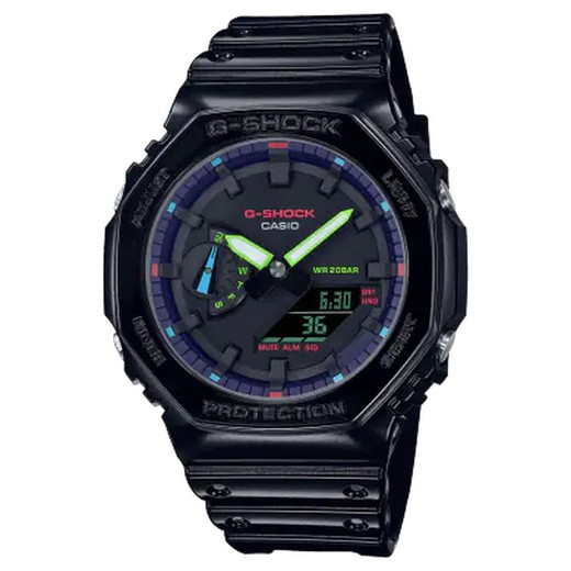 Reloj G-Shock Casio GA-2100RGB-1AER Sport Negro