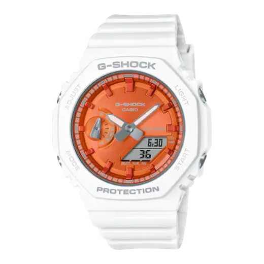 Relógio esportivo branco G-Shock Casio GMA-S2100WS-7AER