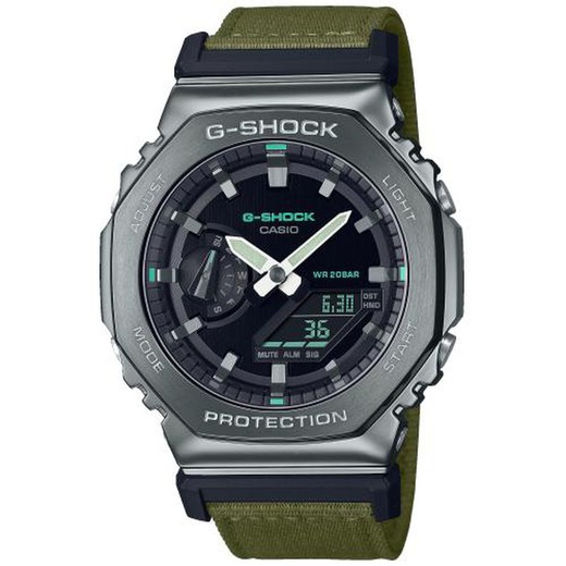 Reloj G-Shock Hombre GM-2100CB-3AER Tela Verde
