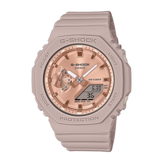 Relógio masculino G-Shock GMA-2100MD-4AER esportivo rosa