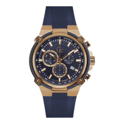 GC Ανδρικό ρολόι Y24006G7 Sport Blue