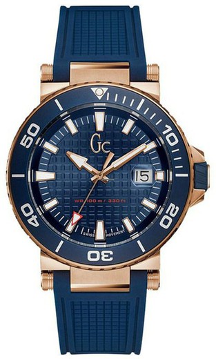 GC Ανδρικό ρολόι Y36004G7 Sport Blue