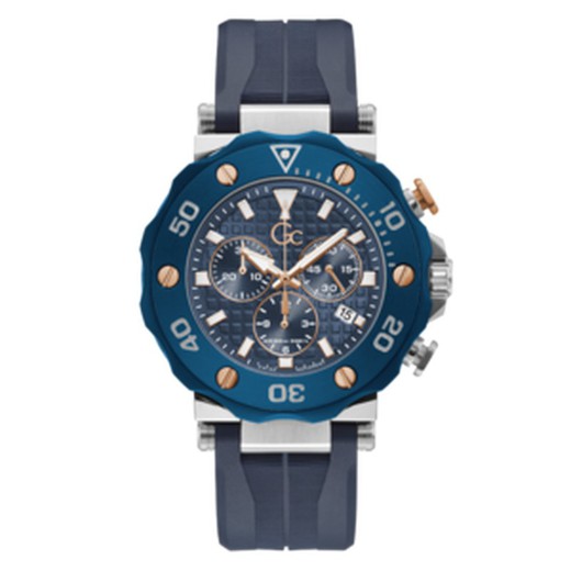 Ανδρικό ρολόι GC Y63006G7MF Sport Blue