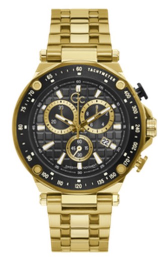 GC Men's Watch Y81001G2MF Gold