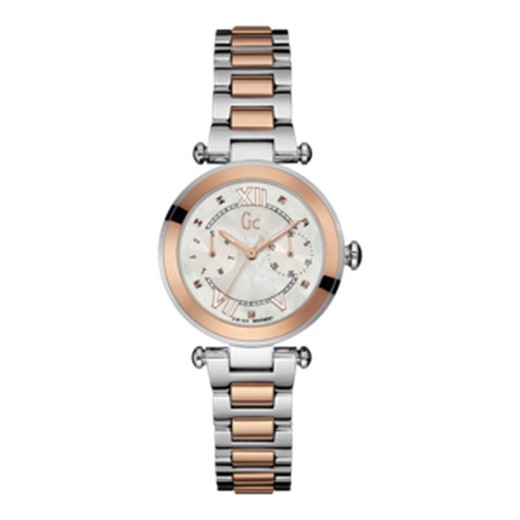 GC Woman Watch Y06002L1 ασημί ασημί ροζ