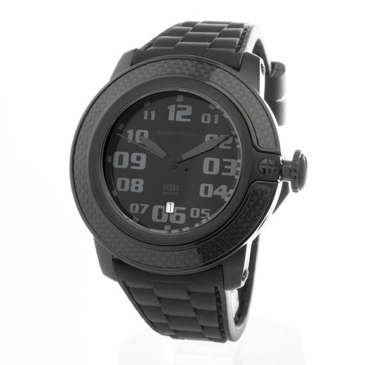 Reloj Glam Rock Hombre GR33003 Silicona Negro