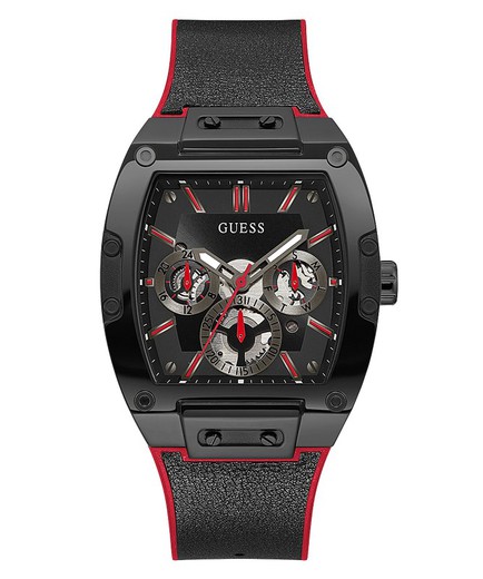 Reloj Guess Hombre GW0202G7 Cuero Negro