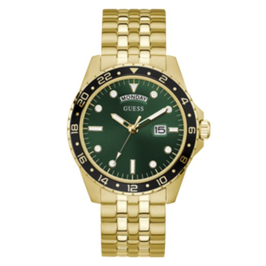 Relógio masculino GW0220G2 de ouro da Guess