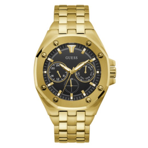 Relógio masculino GW0278G2 de ouro da Guess