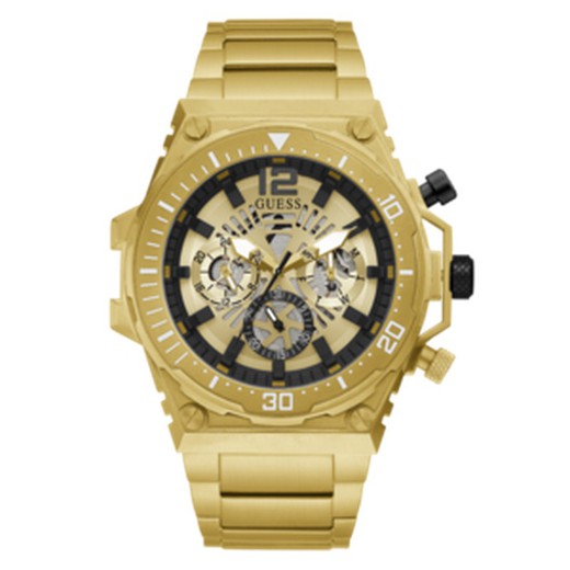 Ανδρικό ρολόι Guess GW0324G2 Gold