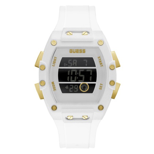 Ανδρικό ρολόι Guess GW0340G1 Λευκό
