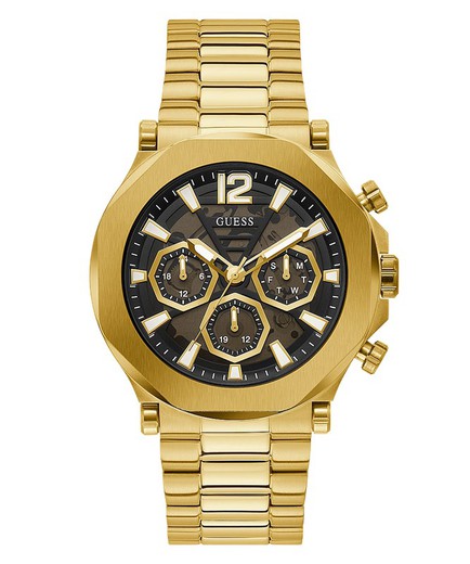 Relógio masculino Guess GW0539G2 dourado