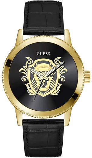 Guess herrklocka GW0566G1 svart läder