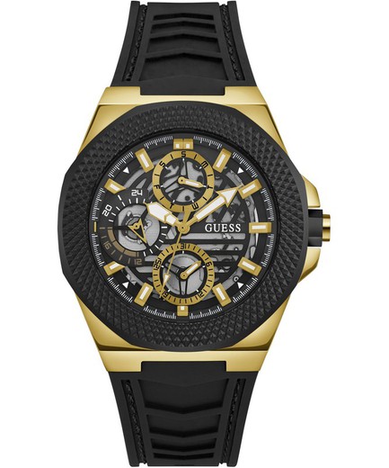 Ανδρικό ρολόι Guess GW0577G2 Sport Μαύρο