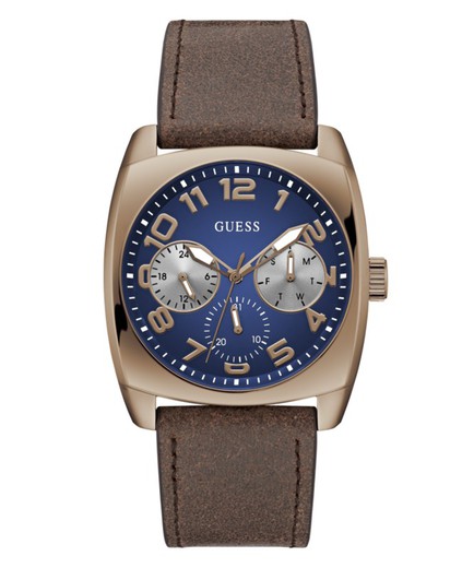 Reloj Guess Hombre GW0792G4 Piel Marrón