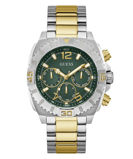 Reloj Guess Hombre GW0800G1 Acero Bicolor Dorado