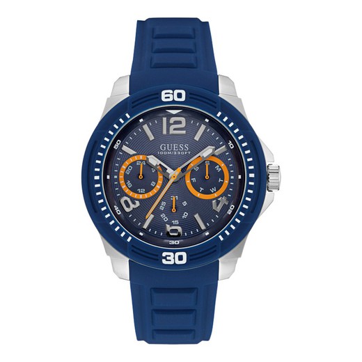 Guess Men's Watch W0967G2 Sport Blue Tread