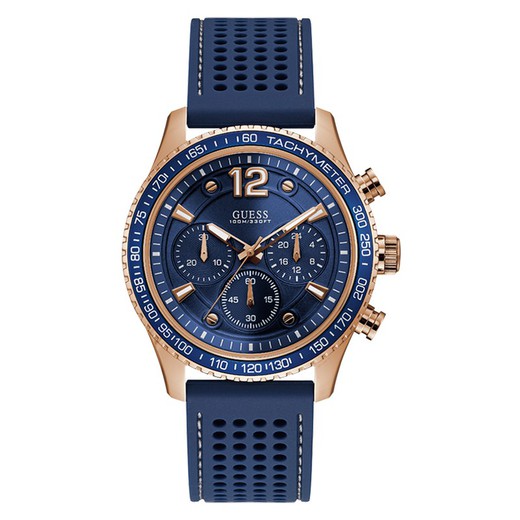 Guess Relógio Masculino W0971G3 Fleet Sport Azul