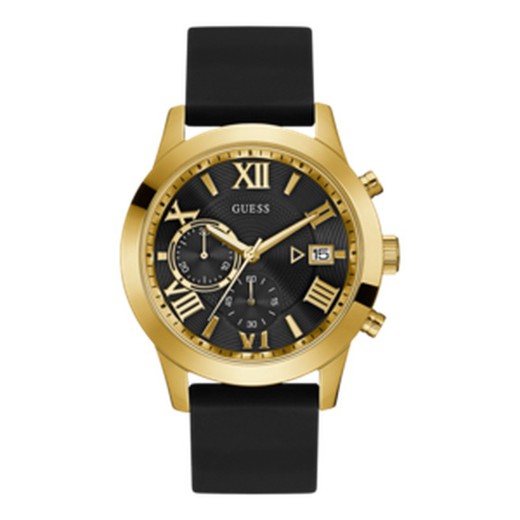 Guess Men's Watch W1055G4 Sport Μαύρο