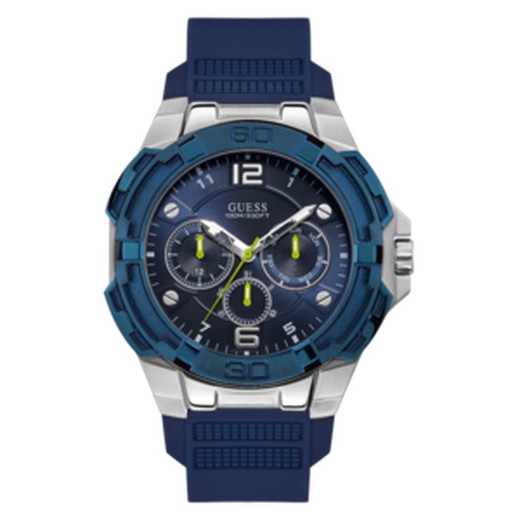 Guess Relógio Masculino W1254G1 Sport Azul